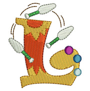 Machine Embroidery Designs - Circus Alphabet (1) - Threadart.com