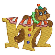 Machine Embroidery Designs - Circus Alphabet (1) - Threadart.com