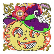 Machine Embroidery Designs - Jacobean Pumpkins (1) - Threadart.com