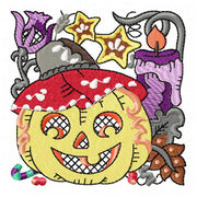 Machine Embroidery Designs - Jacobean Pumpkins (1) - Threadart.com
