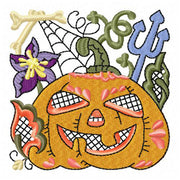 Machine Embroidery Designs - Jacobean Pumpkins (1) - Threadart.com