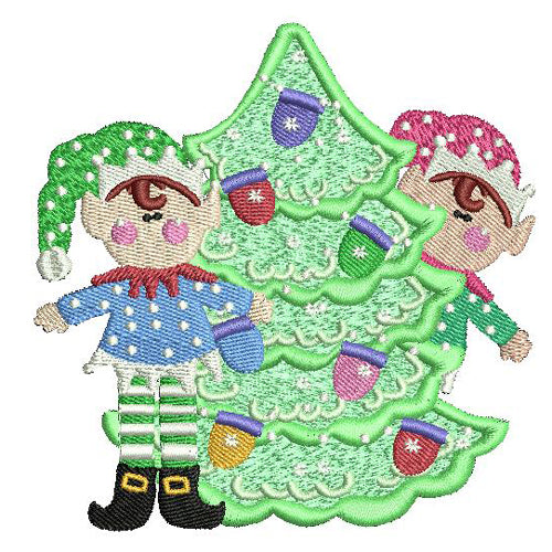 Machine Embroidery Designs - Shelf Elf(1) - Threadart.com