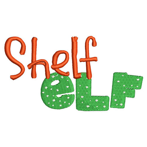 Machine Embroidery Designs - Shelf Elf(1) - Threadart.com