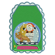 Machine Embroidery Designs - Christmas Snow Globes (1) - Threadart.com