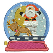 Machine Embroidery Designs - Christmas Snow Globes (1) - Threadart.com