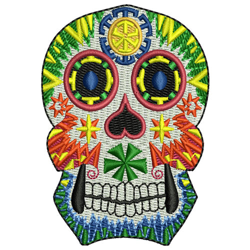 Machine Embroidery Designs - Sugar Skulls(1) - Threadart.com