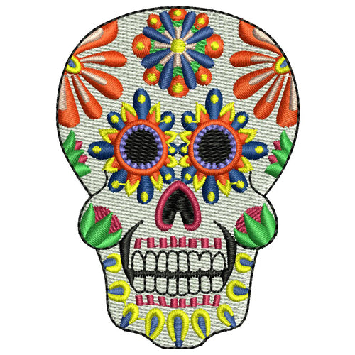 Machine Embroidery Designs - Sugar Skulls(1) - Threadart.com