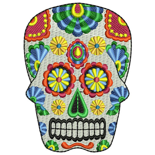 Machine Embroidery Designs - Sugar Skulls(1) - Threadart.com