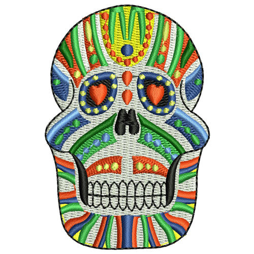 Machine Embroidery Designs - Sugar Skulls(1) - Threadart.com