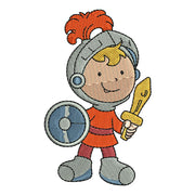 Machine Embroidery Designs - Little Brave Knight(1) - Threadart.com