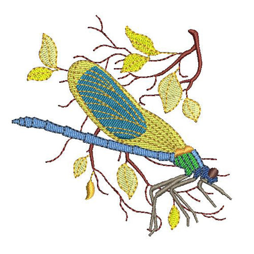 Machine Embroidery Designs - Dragonflies(1) - Threadart.com
