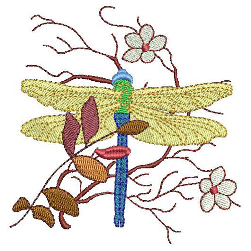 Machine Embroidery Designs - Dragonflies(1) - Threadart.com