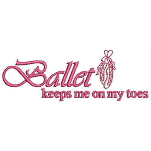 Machine Embroidery Designs - Ballet(1) - Threadart.com