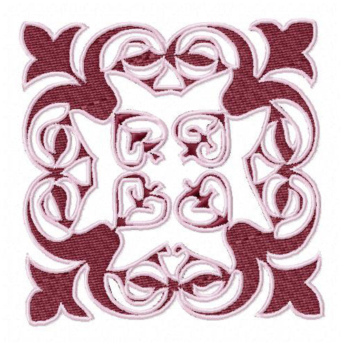 Machine Embroidery Designs - Hawaiian Quilt(1) - Threadart.com