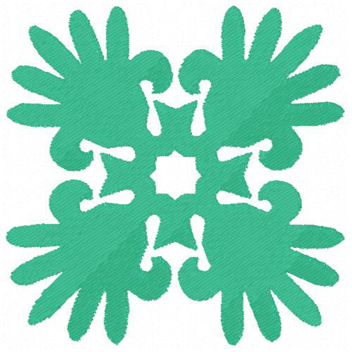 Machine Embroidery Designs - Hawaiian Quilt(1) - Threadart.com