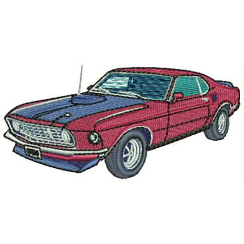 Machine Embroidery Designs - Muscle Cars(1) - Threadart.com