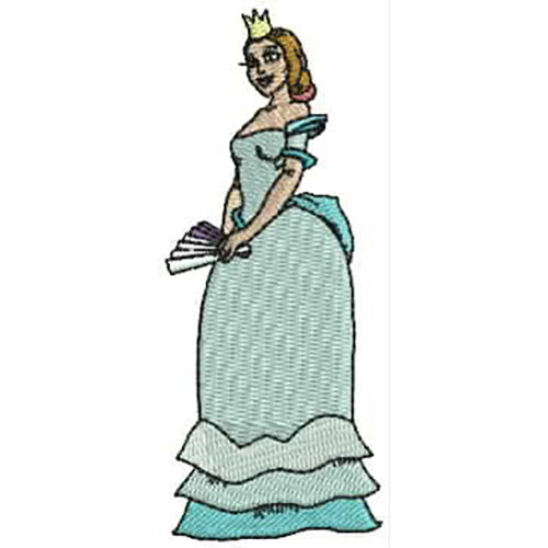 Machine Embroidery Designs - Princess(2) - Threadart.com