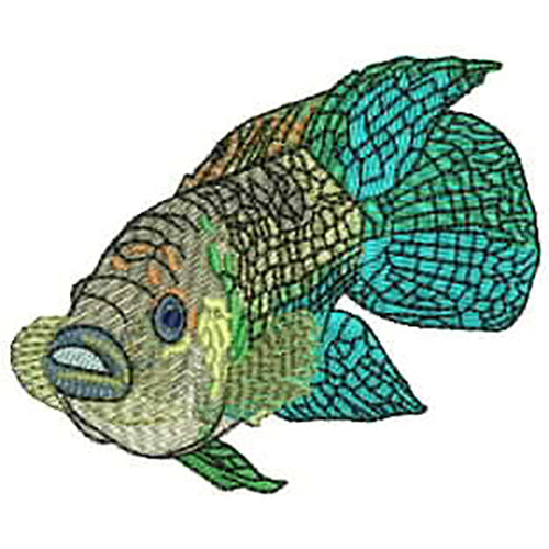 Machine Embroidery Designs - Tropical Fish(1) - Threadart.com