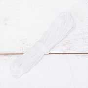 1/8" White Elastic - 10 Yard Roll - Threadart.com