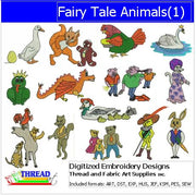 Machine Embroidery Designs - Fairy Tale Animals1 - Threadart.com