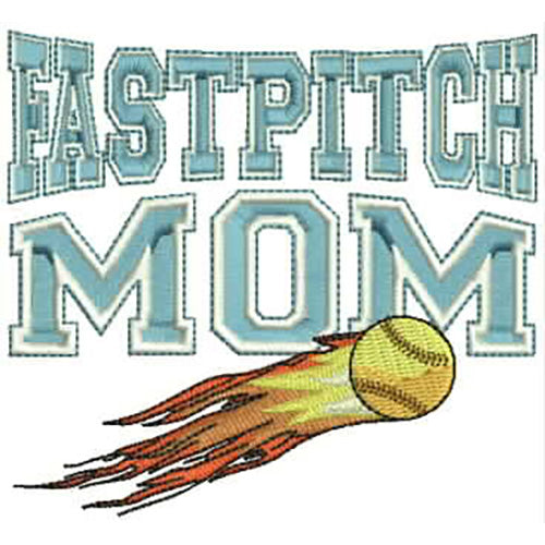 Machine Embroidery Designs - Softball(1) - Threadart.com