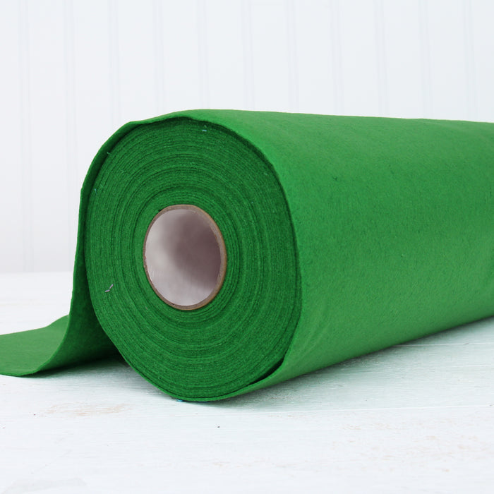 Threadart Green Felt by The Yard - 36 Wide - Soft Premium Felt Fabric