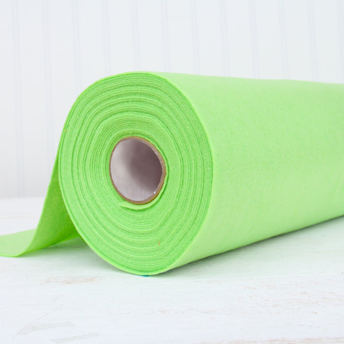 Moss Green Felt 12 x 10 Yard Roll - Soft Premium Felt Fabric