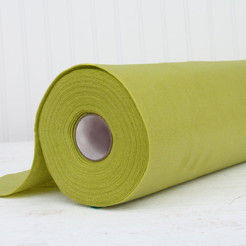 Moss Green Felt By The Yard - 36" Wide - Soft Premium Felt Fabric - Threadart.com