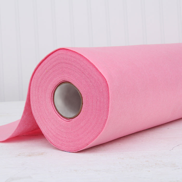 Pink Felt By The Yard - 36" Wide - Soft Premium Felt Fabric - Threadart.com