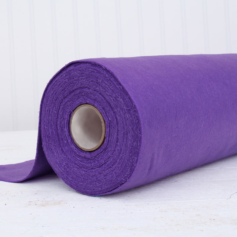 Purple Felt By The Yard - 36" Wide - Soft Premium Felt Fabric - Threadart.com