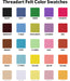 Premium Felt Fabric Variety Pack - 8 Different Spring Flower Colors - 12" x 12" Sheets - Threadart.com
