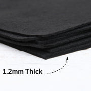 Black Felt By The Yard - 36" Wide - Soft Premium Felt Fabric - Threadart.com