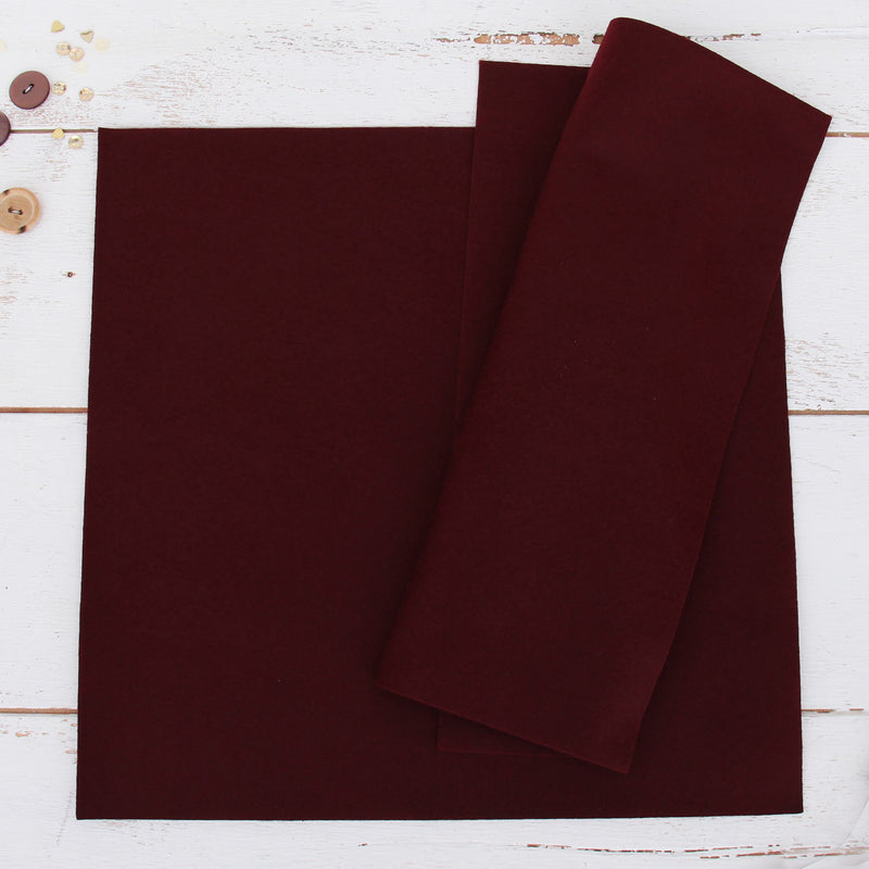 Premium Felt Sheets - 12" x 12" Squares - 30 Color Options - Threadart.com