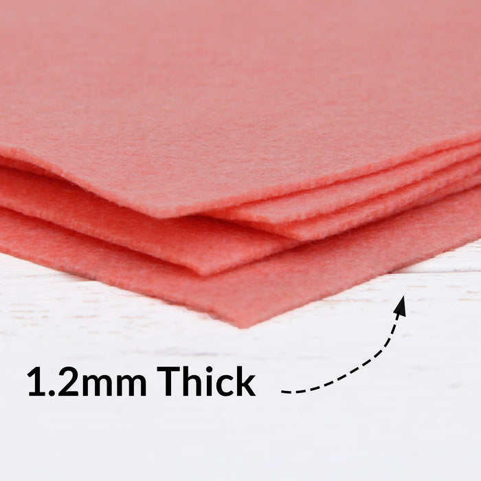 Red Felt 12 x 10 Yard Roll - Soft Premium Felt Fabric —
