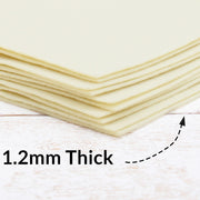 Natural Felt By The Yard - 36" Wide - Soft Premium Felt Fabric - Threadart.com