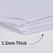 White Felt 12" x 10 Yard Roll - Soft Premium Felt Fabric - Threadart.com