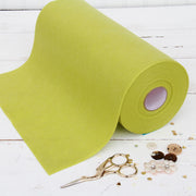 Moss Green Felt 12" x 10 Yard Roll - Soft Premium Felt Fabric - Threadart.com