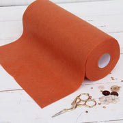 Rust Felt 12" x 10 Yard Roll - Soft Premium Felt Fabric - Threadart.com