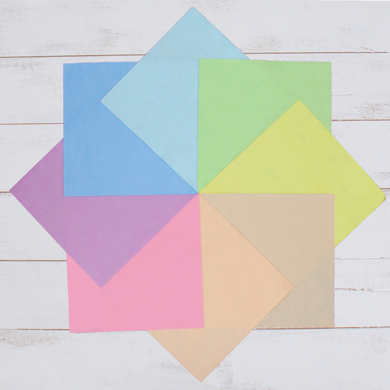 Premium Felt Fabric Variety Pack - 8 Different Frostings Colors - 12" x 12" Sheets - Threadart.com