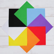 Premium Felt Fabric Variety Pack - 8 Different Rainbow Colors - 12" x 12" Sheets - Threadart.com