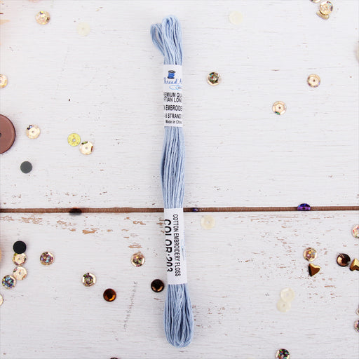Very Light Blue Premium Cotton Embroidery Floss - Six Strand Thread - No. 203 - Threadart.com