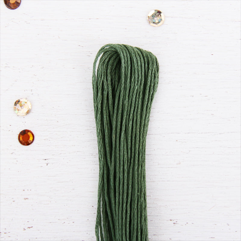 Fern Green Premium Cotton Embroidery Floss - Six Strand Thread - No. 205 - Threadart.com