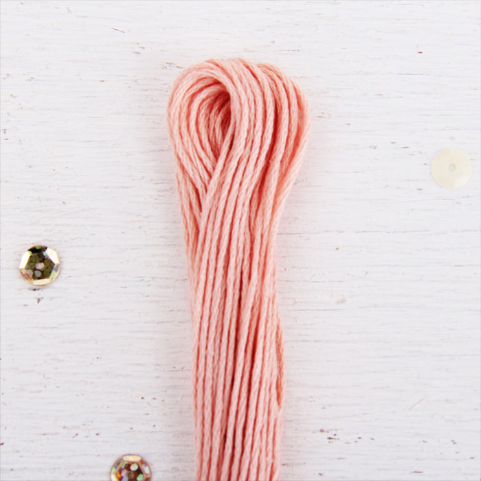 Peach Premium Cotton Embroidery Floss - Six Strand Thread - No. 208 - Threadart.com