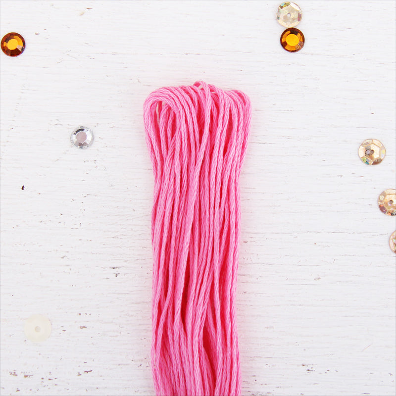 Pink Premium Cotton Embroidery Floss - Six Strand Thread - No. 302 - Threadart.com