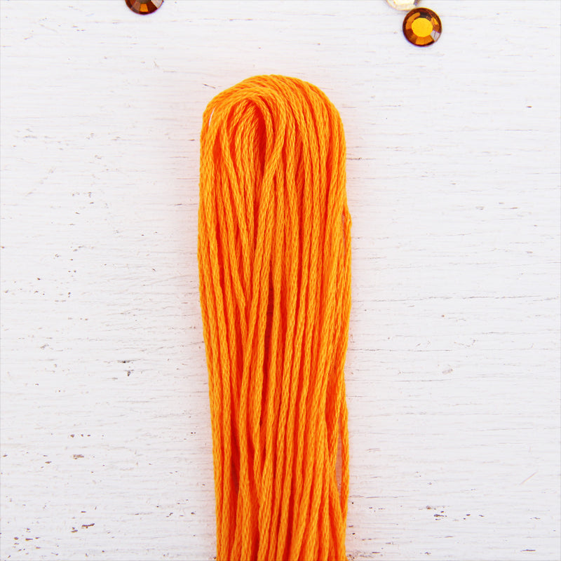 Tangerine Premium Cotton Embroidery Floss - Six Strand Thread - No. 304 - Threadart.com