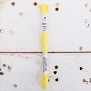Light Yellow Premium Cotton Embroidery Floss - Six Strand Thread - No. 305 - Threadart.com