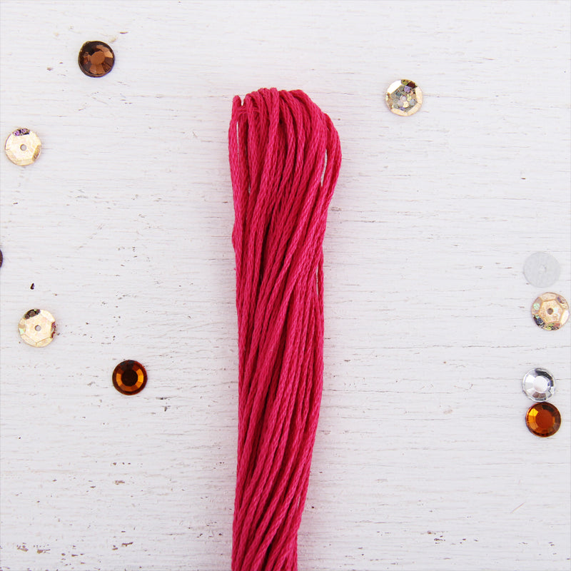Magenta Premium Cotton Embroidery Floss - Six Strand Thread - No. 401 - Threadart.com