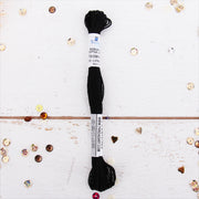 Black Premium Cotton Embroidery Floss - Six Strand Thread - No. 409 - Threadart.com