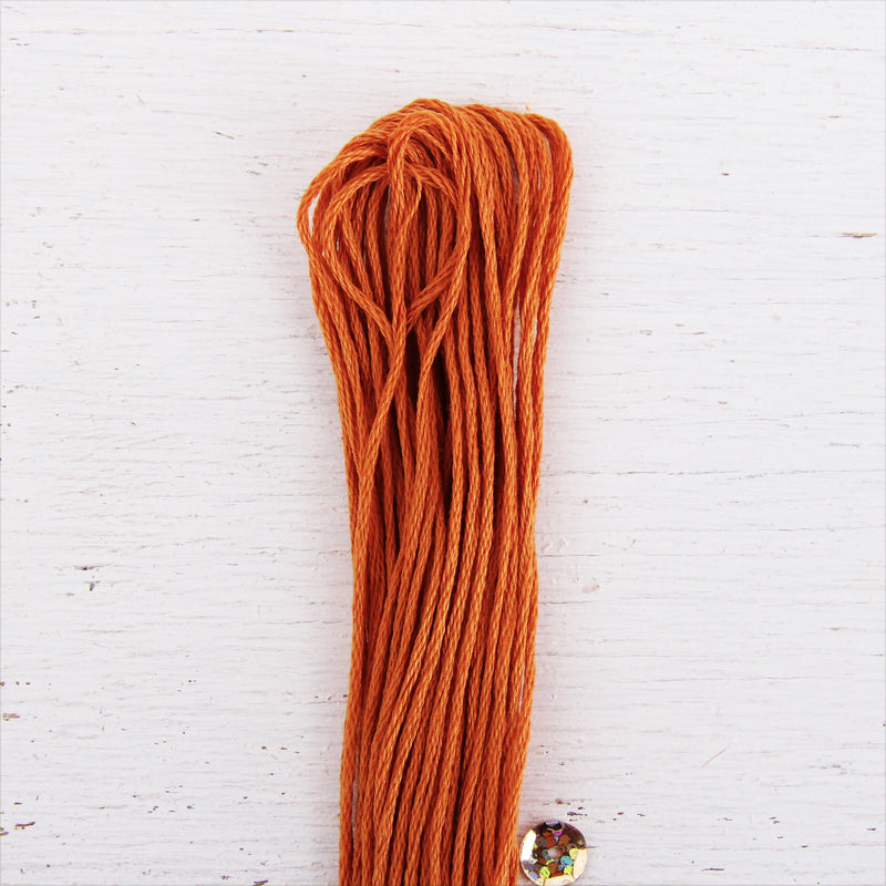 Golden Brown Premium Cotton Embroidery Floss - Six Strand Thread - No. 506 - Threadart.com