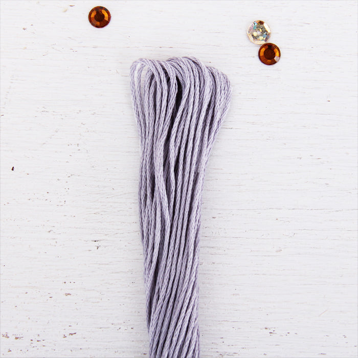 Pewter Grey Premium Cotton Embroidery Floss - Six Strand Thread - No. 510 - Threadart.com